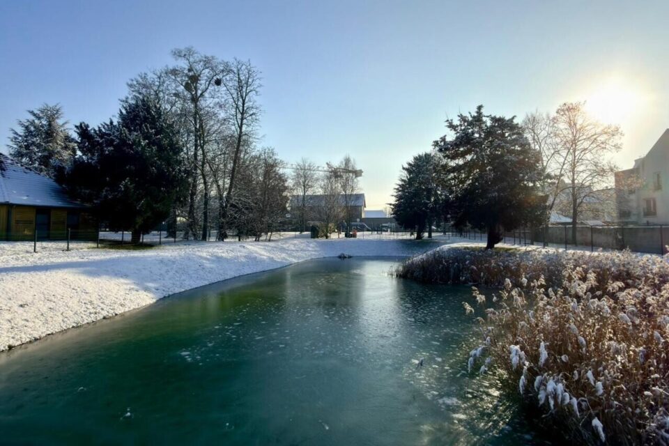Villeparisis a aussi eu son manteau blanc.