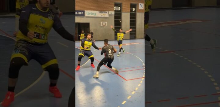 Noisy le Grand 𝙑𝙄𝙏𝙀𝙎𝙎𝙀 𝙂𝙍𝘼𝙉𝘿 𝙑 handball men sport handbold goal noisylegrand 1024x576 1